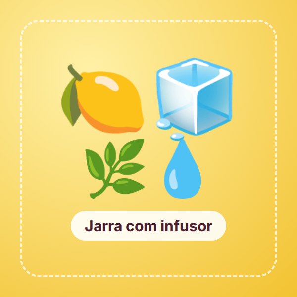 Jarra de vidro com tampa hermética
