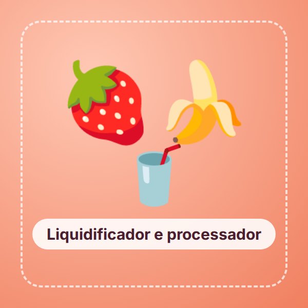Liquidificador ou processador compacto