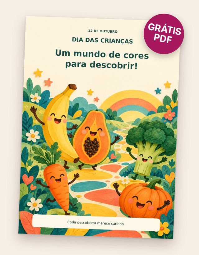 Prévia do cartaz: Cartaz “Um mundo de cores para descobrir”